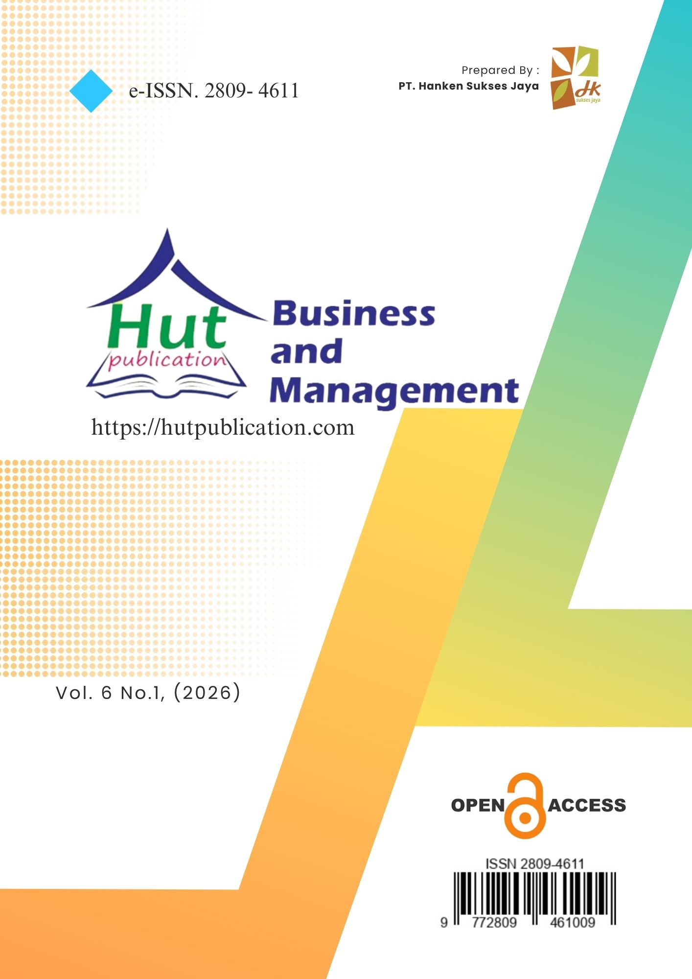 					View Vol. 6 No. 1 (2026): Hut Publication Business and Management
				